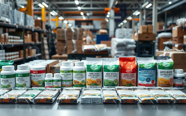 动物保健用品和饲料添加剂产品陈列